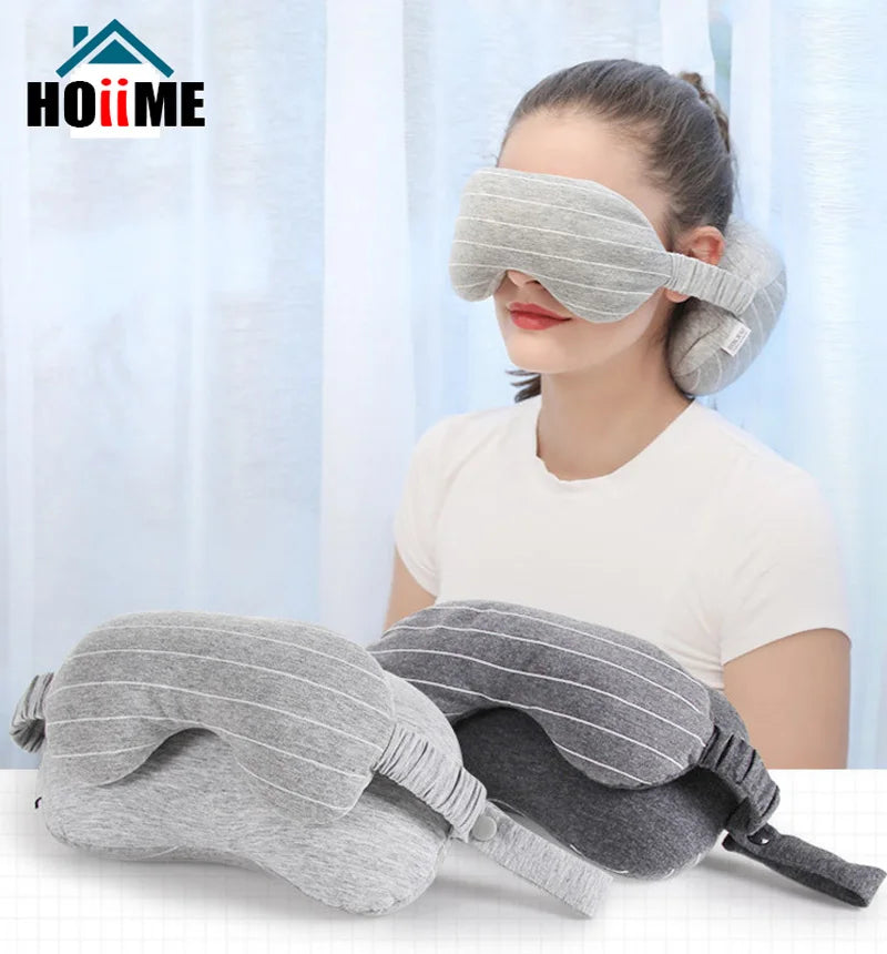 Creative Multi-Purpose Eye Mask Neck Throws Pillow