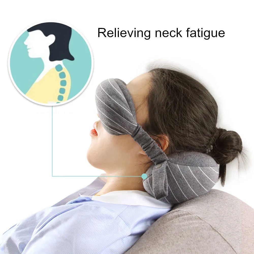 Creative Multi-Purpose Eye Mask Neck Throws Pillow