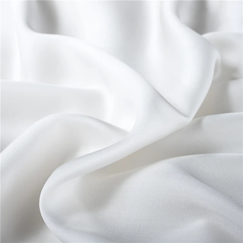 Natural Mulberry Silk Fitted Sheet Four Corners With An Elastic Band Mattress