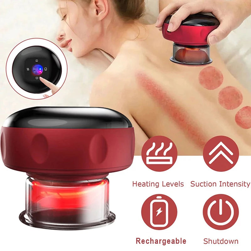 Body Scraping Cup Device Back Neck Arm Massger