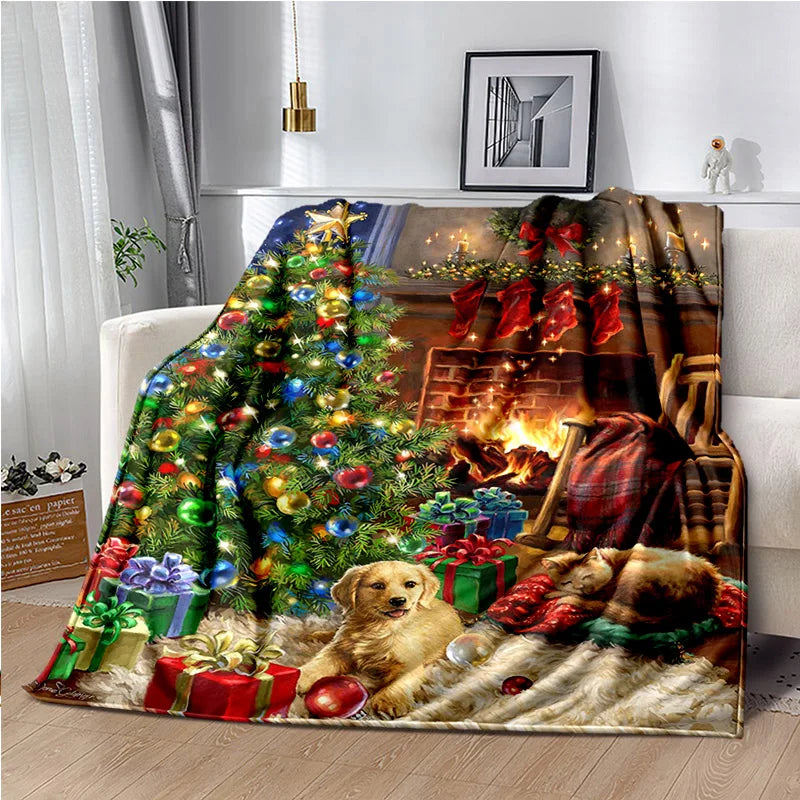 Christmas  Lightweight  sheet sofa cover