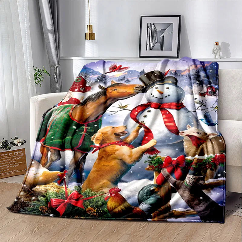 Christmas  Lightweight  sheet sofa cover